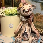 Авторская игрушка собачка