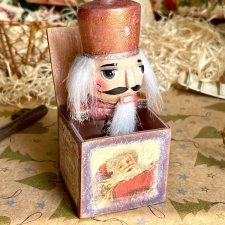 Авторская редкая елочная игрушка/новогодний декор "Jack in the Box"