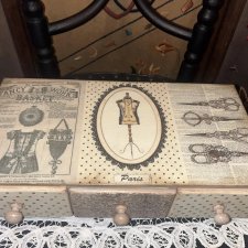 Деревянный органайзер с ящичками