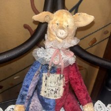 Свин в винтажном стиле "Джордж"