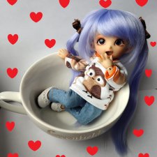 Кукляшка в чашке