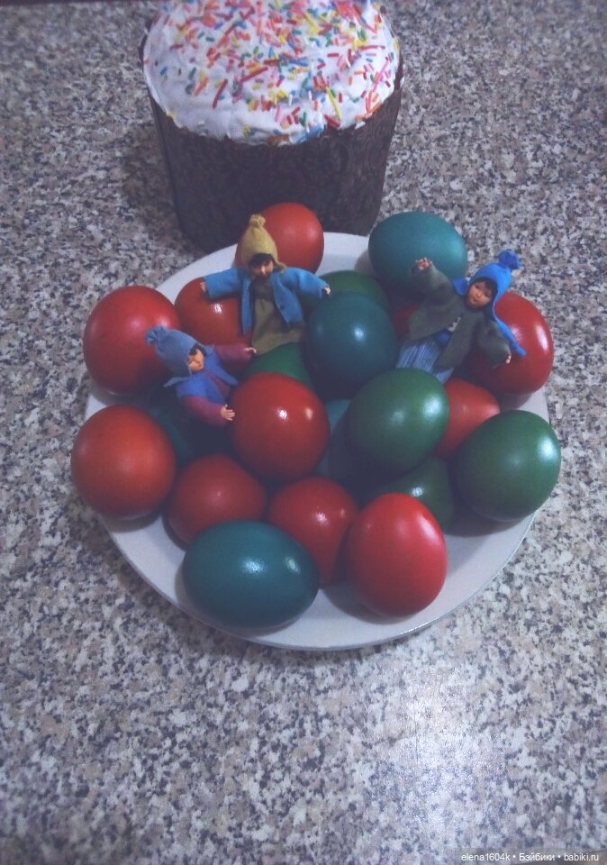 Поздравляем с Пасхой — Пасхальные открытки и куклы: поздравления (фото 8)