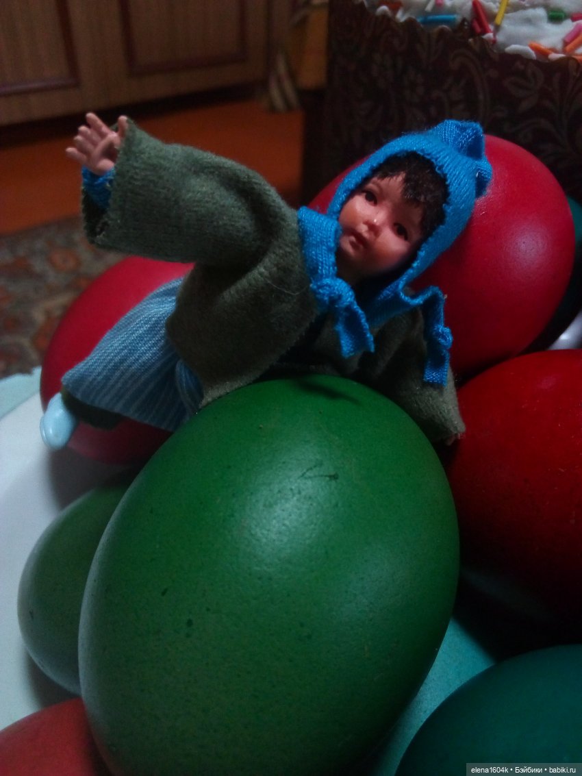 Поздравляем с Пасхой — Пасхальные открытки и куклы: поздравления (фото 4)