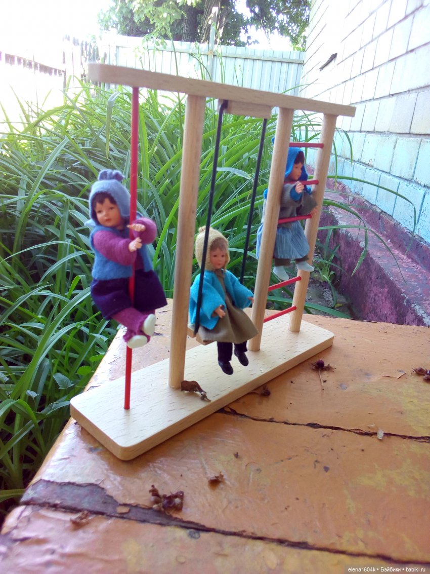 Прогулка на качельках — Куклы Минимир (Minimir): Пупсы 7 и 11 см (фото 5)