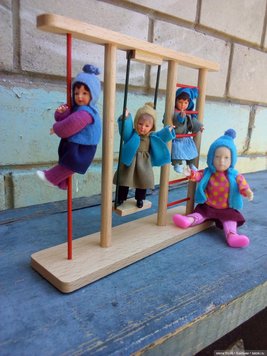 Прогулка на качельках — Куклы Минимир (Minimir): Пупсы 7 и 11 см (фото 10)