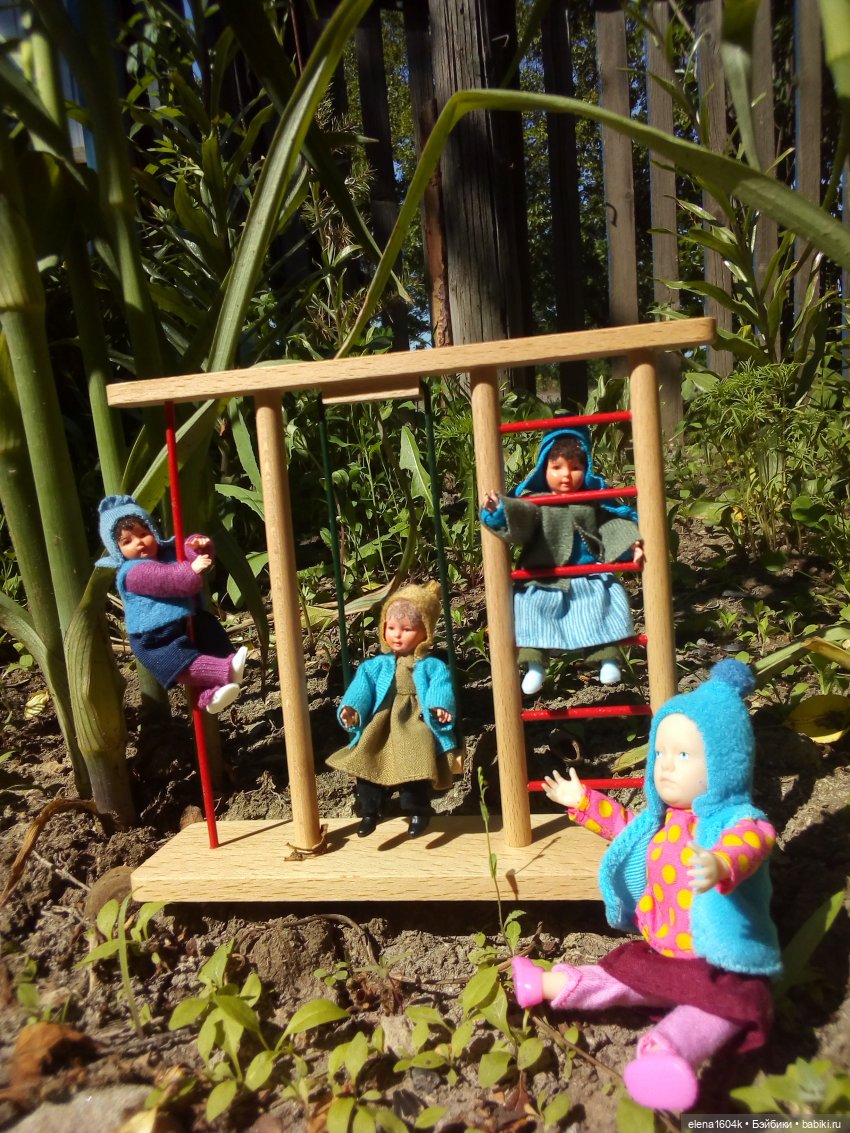 Прогулка на качельках — Куклы Минимир (Minimir): Пупсы 7 и 11 см (фото 3)