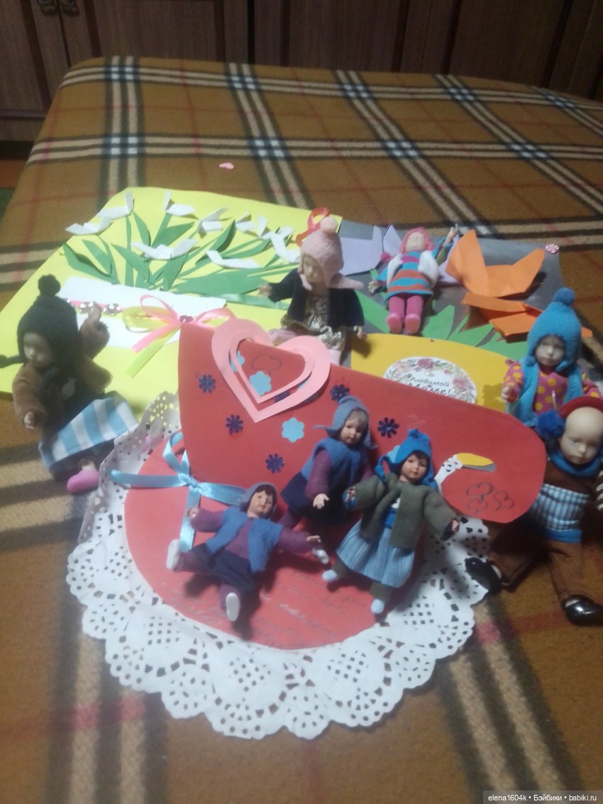 Поздравляем с 8 марта | Бэйбики Поздравляем с 8 марта — Куклы Минимир (Minimir): Пупсы 7 и 11 см