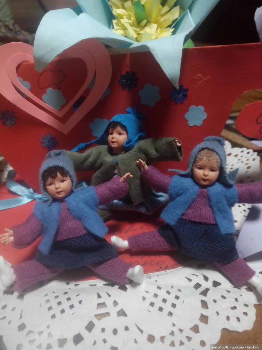Поздравляем с 8 марта | Бэйбики Поздравляем с 8 марта — Куклы Минимир (Minimir): Пупсы 7 и 11 см (фото 10)