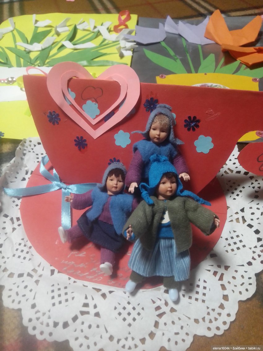 Поздравляем с 8 марта | Бэйбики Поздравляем с 8 марта — Куклы Минимир (Minimir): Пупсы 7 и 11 см (фото 2)