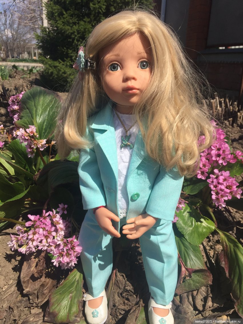 Леди Весна. Бирюзовая нежность. Девочки Линды Рик, Гюнцель и Готц | Бэйбики Леди Весна. Бирюзовая нежность. Девочки Линды Рик, Гюнцель и Готц (фото 7)