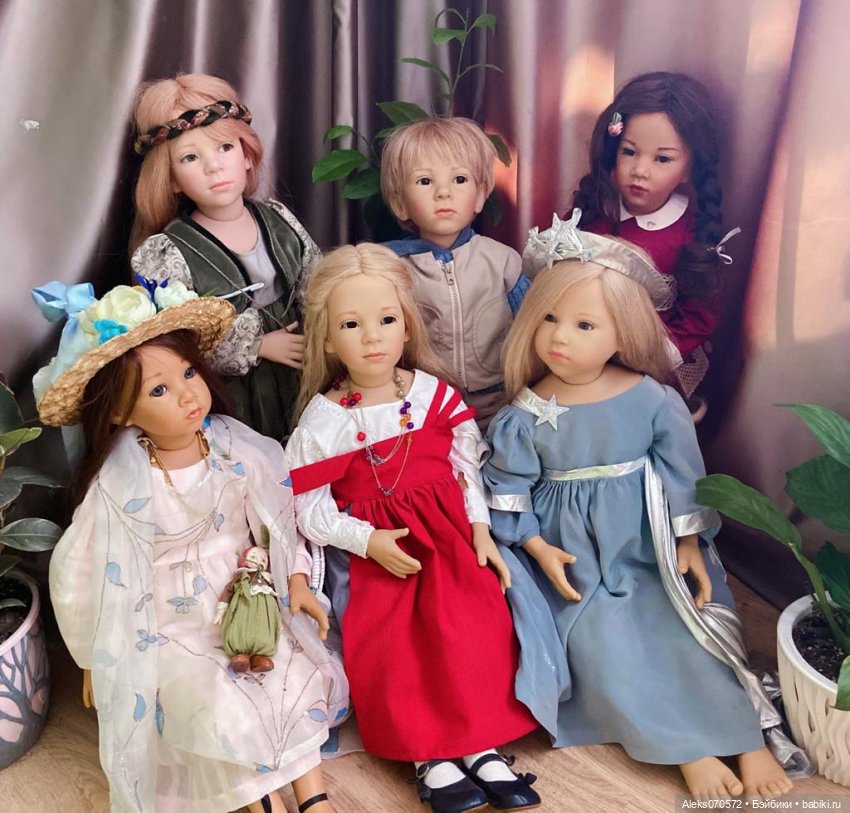 И снова куклы Элизабет Линднер. Классическая красота в моде всегда