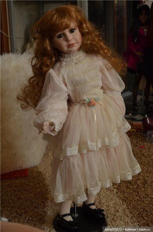 Рыжеволосая принцесса Мэгги. Роскошь и изящество в фарфоре (фото 2)