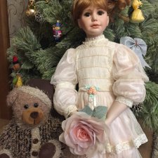 Рыжеволосая принцесса Мэгги. Роскошь  и изящество в фарфоре