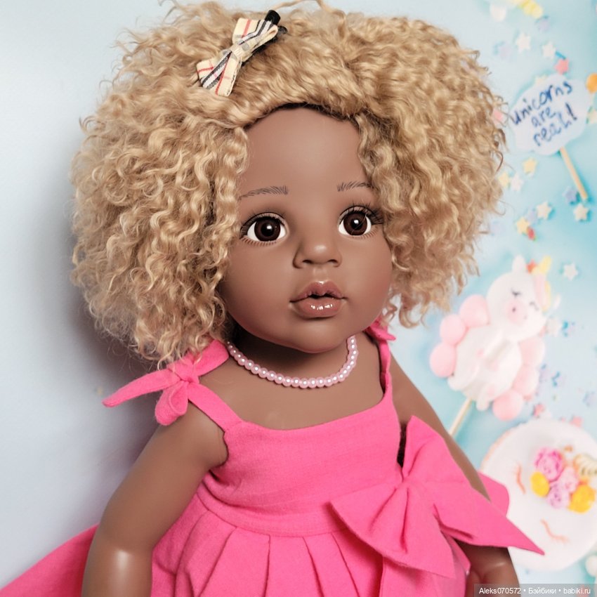 Платье для куклы или кукла для платьях Ниночка Готц, кудрявое счастье в моем доме (фото 9)