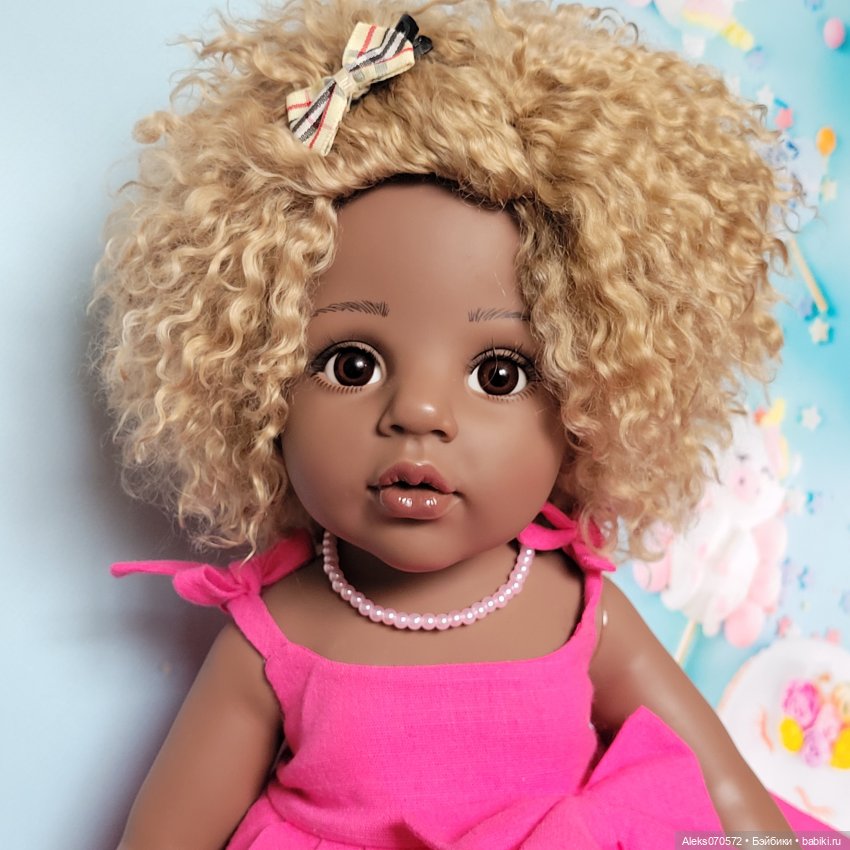 Платье для куклы или кукла для платьях Ниночка Готц, кудрявое счастье в моем доме (фото 10)