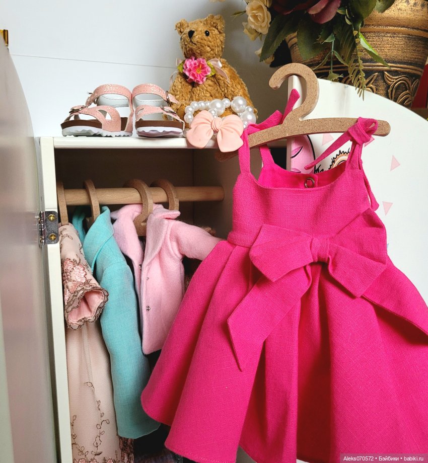 Платье для куклы или кукла для платьях Ниночка Готц, кудрявое счастье в моем доме