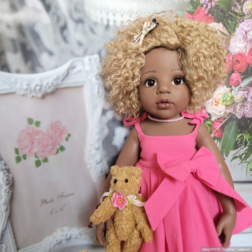 Платье для куклы или кукла для платьях Ниночка Готц, кудрявое счастье в моем доме (фото 5)