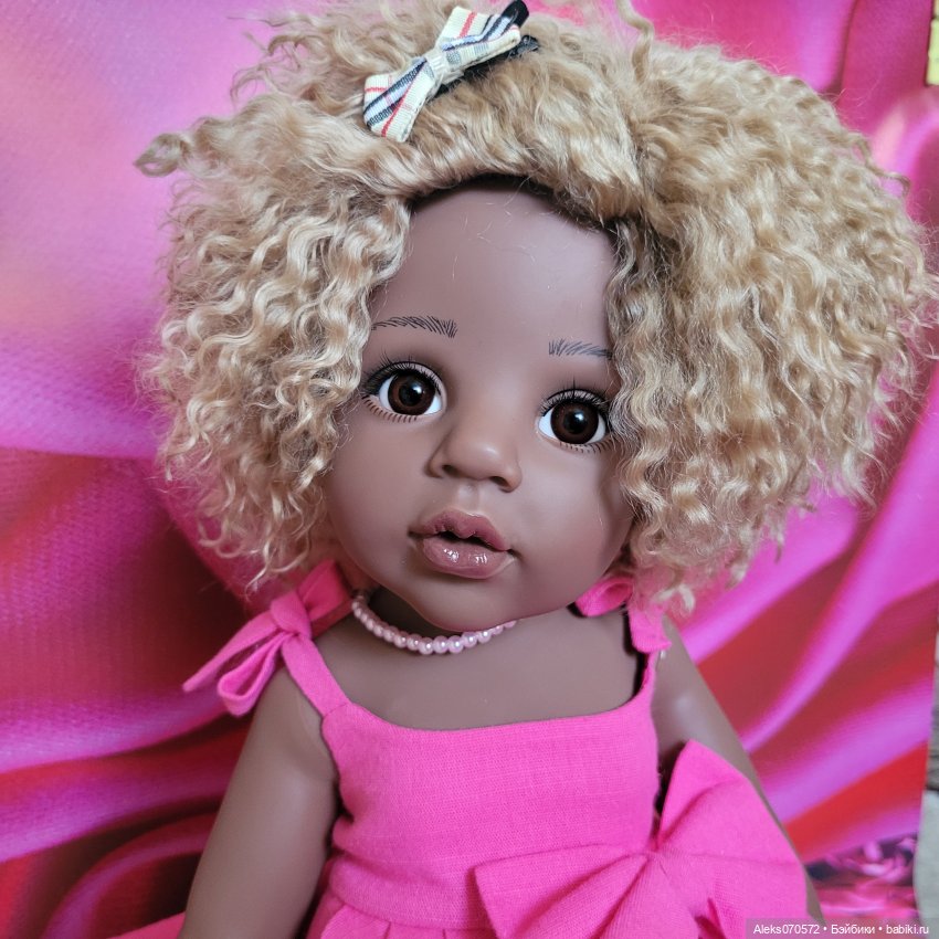 Платье для куклы или кукла для платьях Ниночка Готц, кудрявое счастье в моем доме (фото 6)