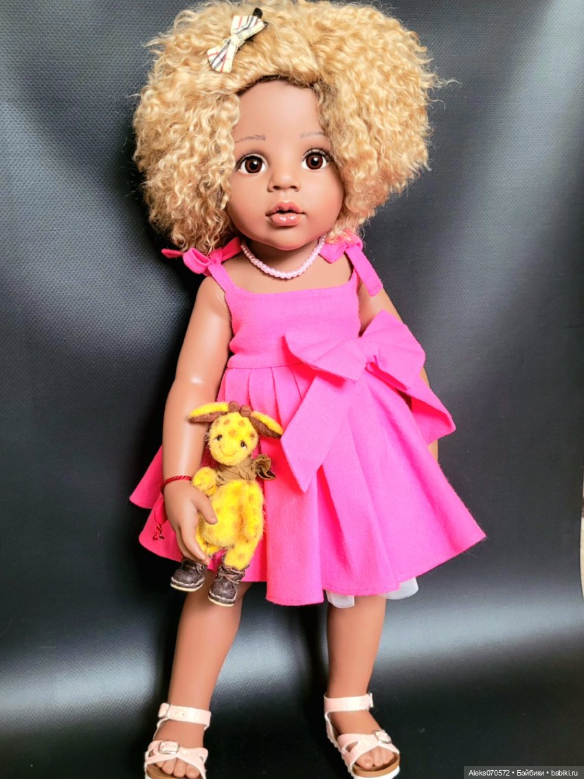 Платье для куклы или кукла для платьях Ниночка Готц, кудрявое счастье в моем доме (фото 7)