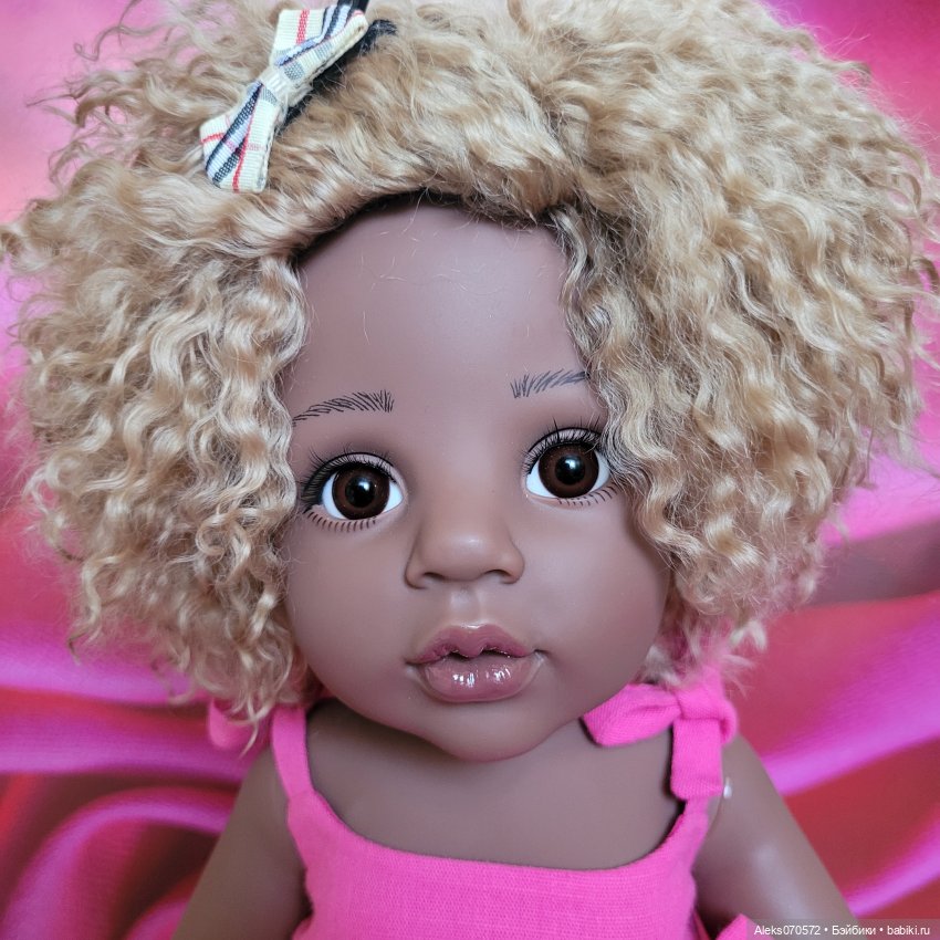 Платье для куклы или кукла для платьях Ниночка Готц, кудрявое счастье в моем доме (фото 3)