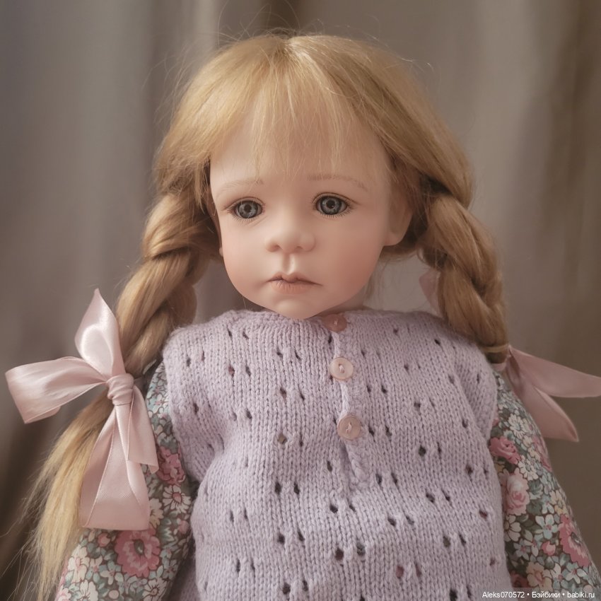 Мэнди Кайе Виггс . Одна и та же кукла БЖД и в фарфоре (фото 3)