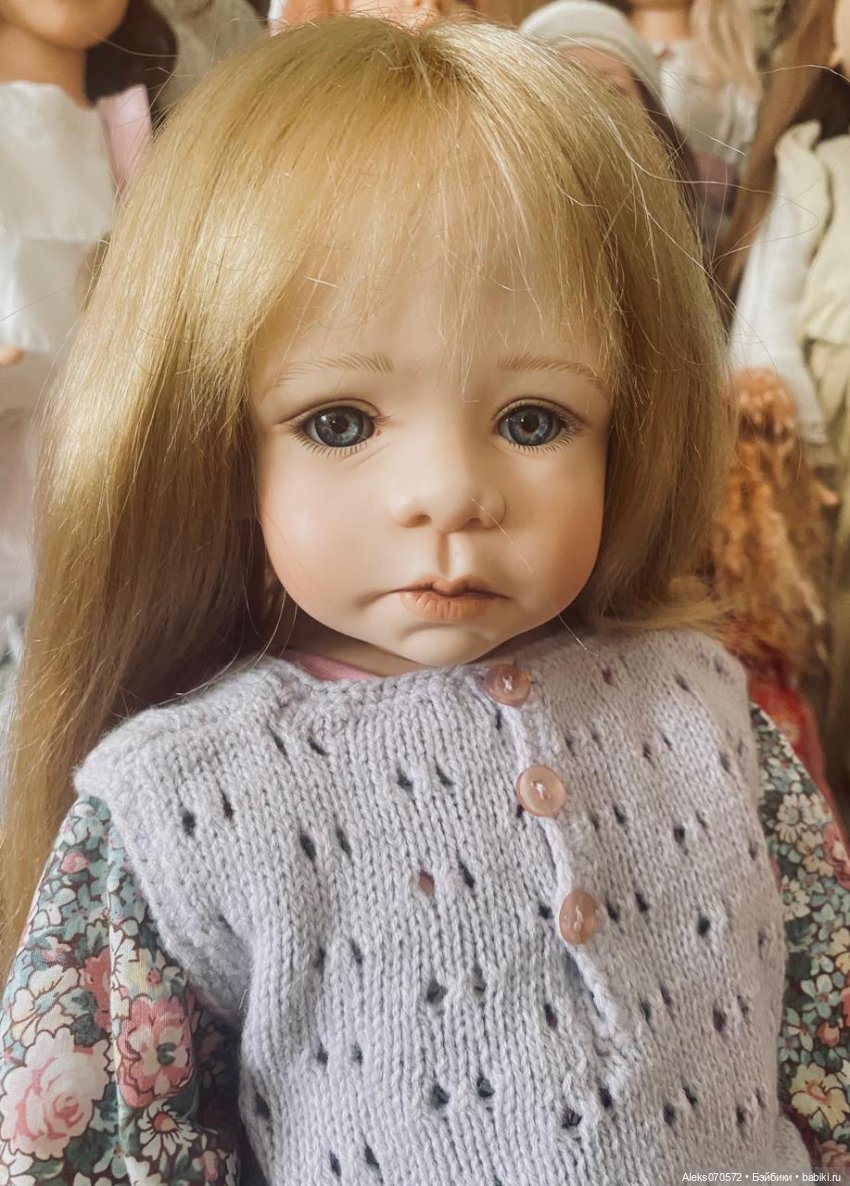Мэнди Кайе Виггс . Одна и та же кукла БЖД и в фарфоре (фото 4)