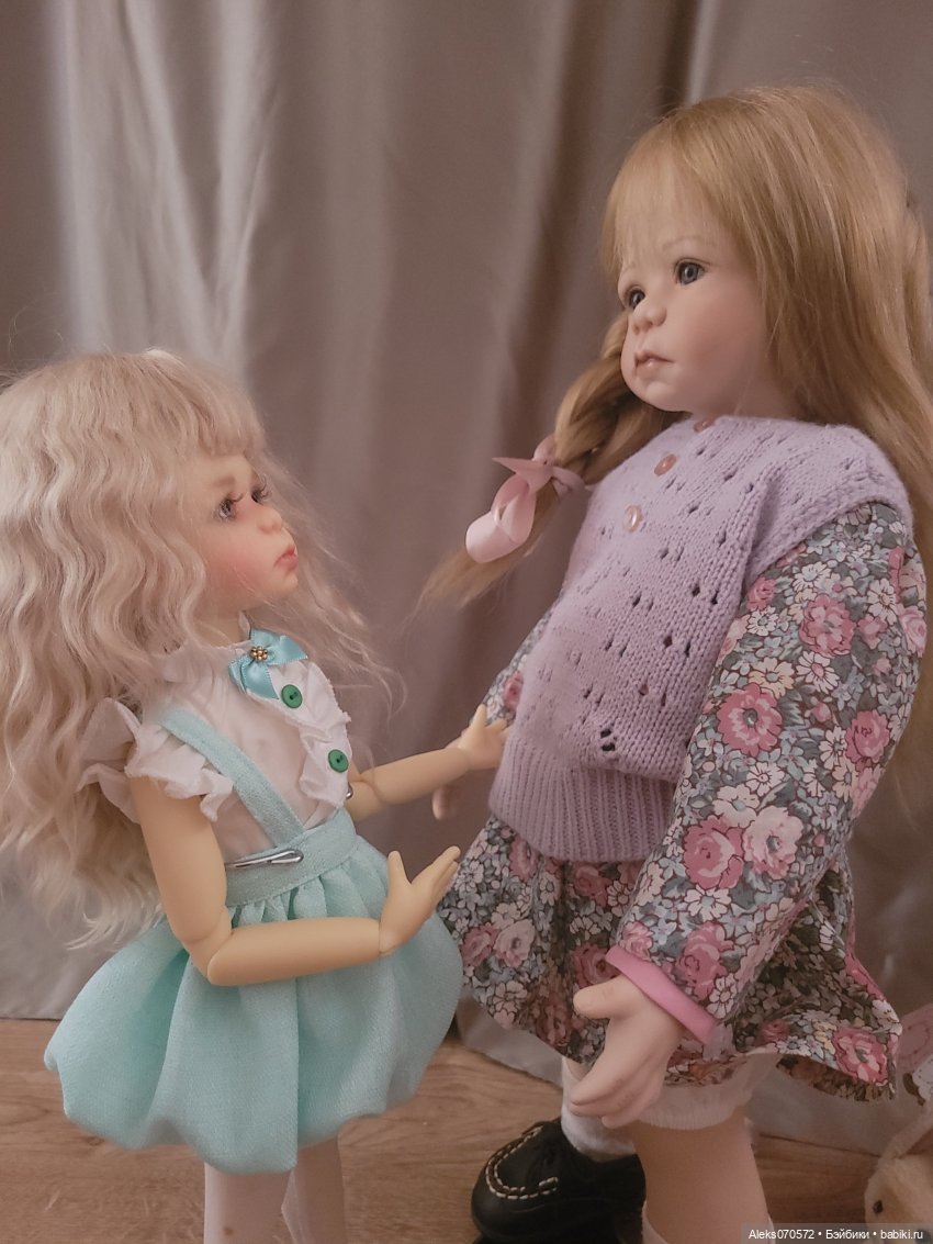 Мэнди Кайе Виггс . Одна и та же кукла БЖД и в фарфоре (фото 6)