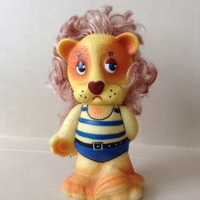 Резиновая игрушка СССР - Лев Бонифаций / Винтажные куклы и игрушки ...