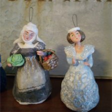 Коллекция ватных елочных игрушек "Шекспировские страсти"