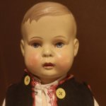 Старинная сувенирная шведско-немецкая кукла