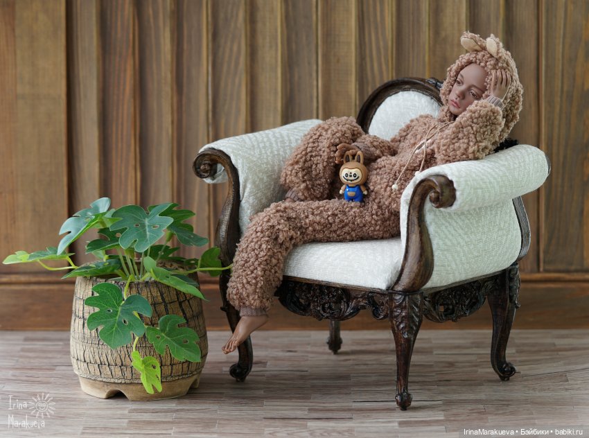 Настроение бу-бу-бу... Птичка Лора Labubu (фото 3)