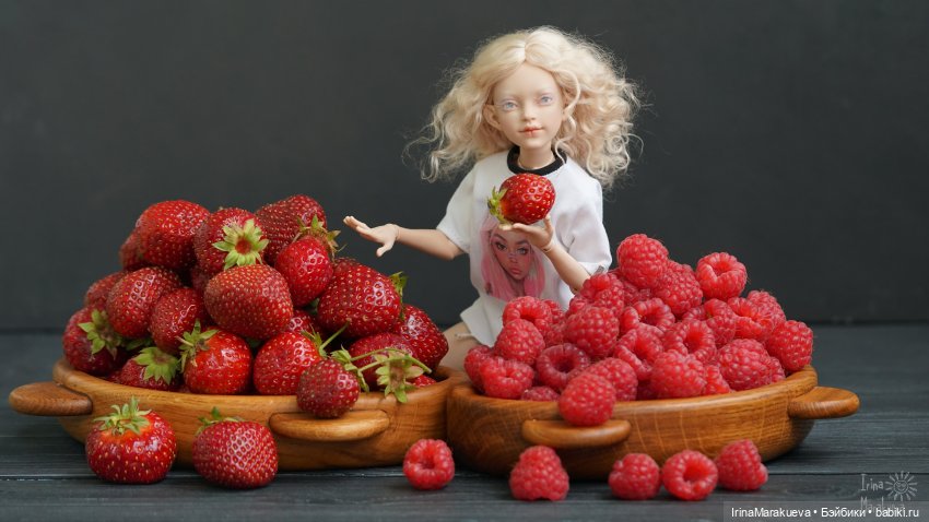 Еще немного ягод | Бэйбики Еще немного ягод — Авторские куклы BJD (БЖД) у нас дома: фото (фото 4)