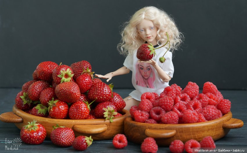 Еще немного ягод | Бэйбики Еще немного ягод — Авторские куклы BJD (БЖД) у нас дома: фото (фото 6)