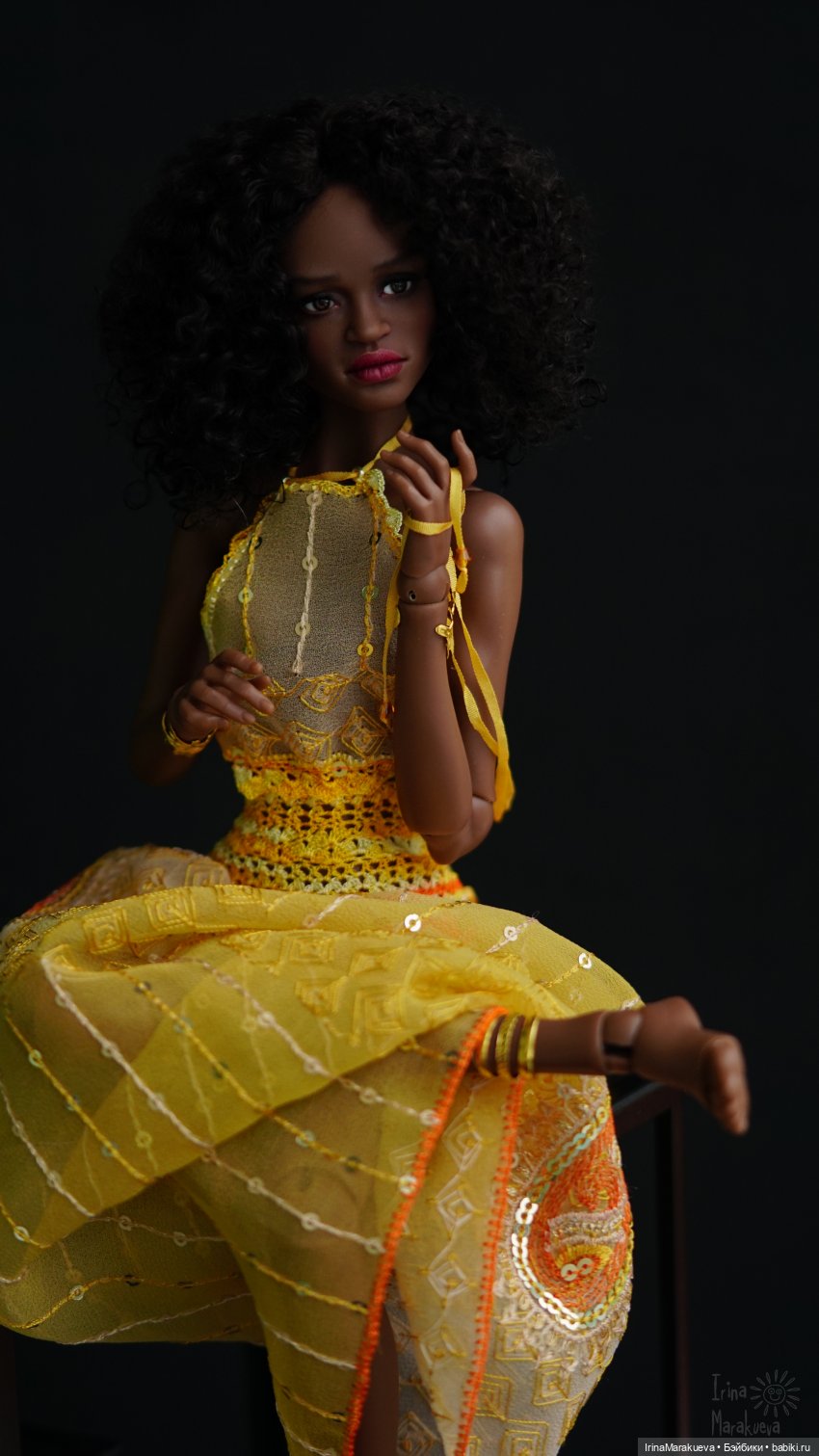 Кассандра в желтом | Бэйбики Кассандра в желтом — Куклы Dart dolls (Анна Шиткина): российские BJD (БЖД) (фото 5)