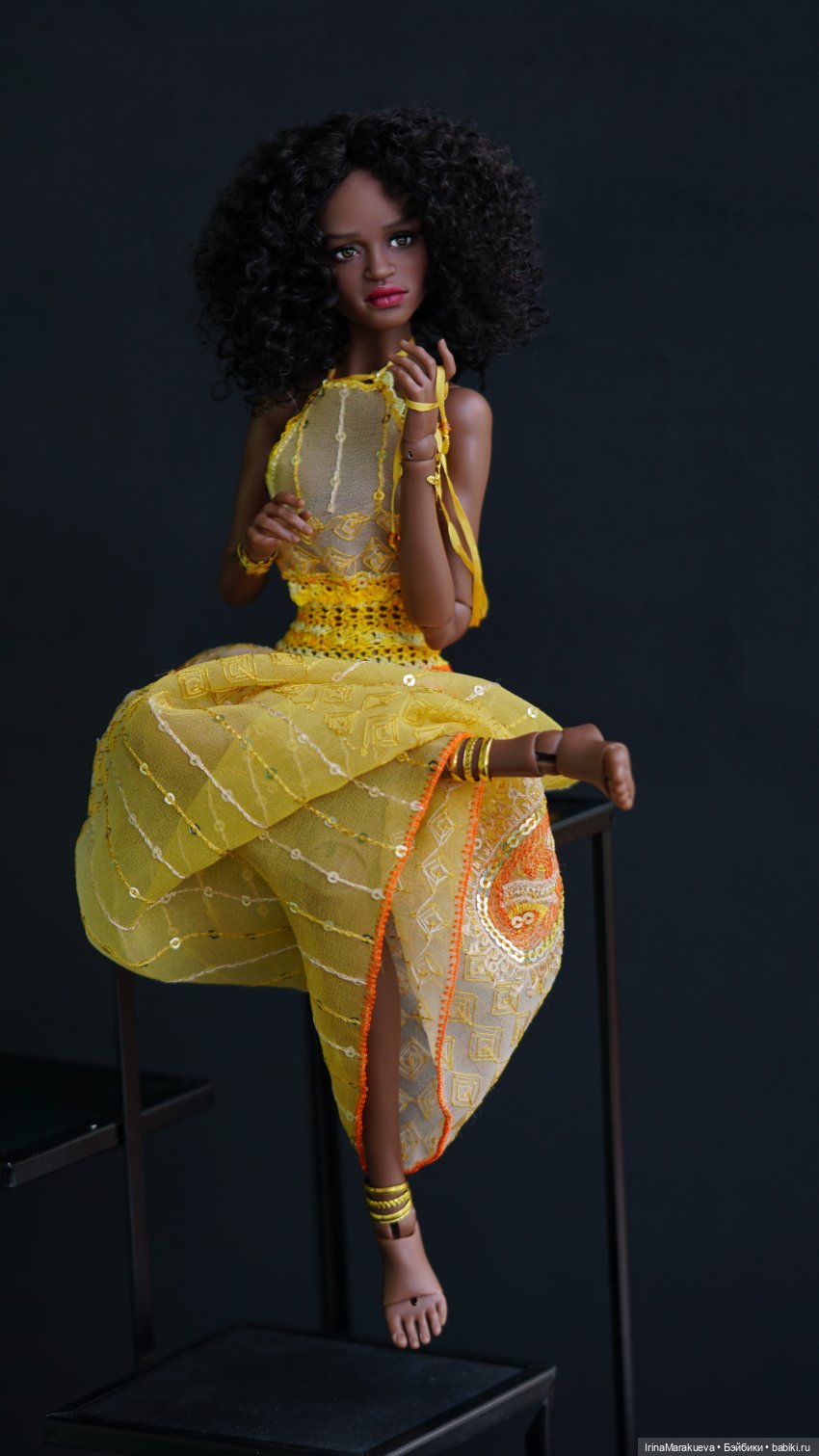 Кассандра в желтом | Бэйбики Кассандра в желтом — Куклы Dart dolls (Анна Шиткина): российские BJD (БЖД)
