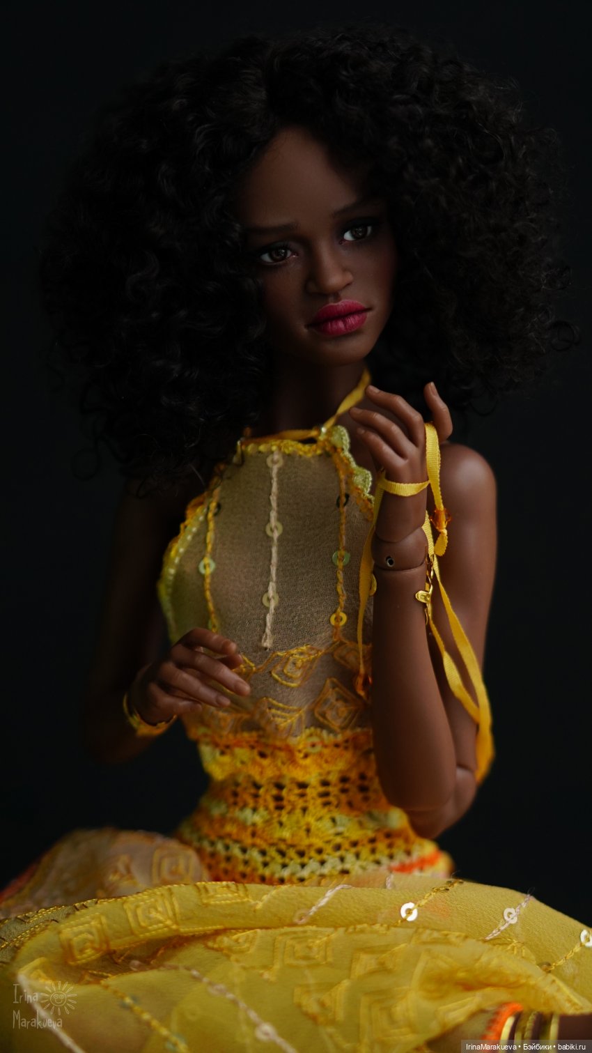 Кассандра в желтом | Бэйбики Кассандра в желтом — Куклы Dart dolls (Анна Шиткина): российские BJD (БЖД) (фото 4)