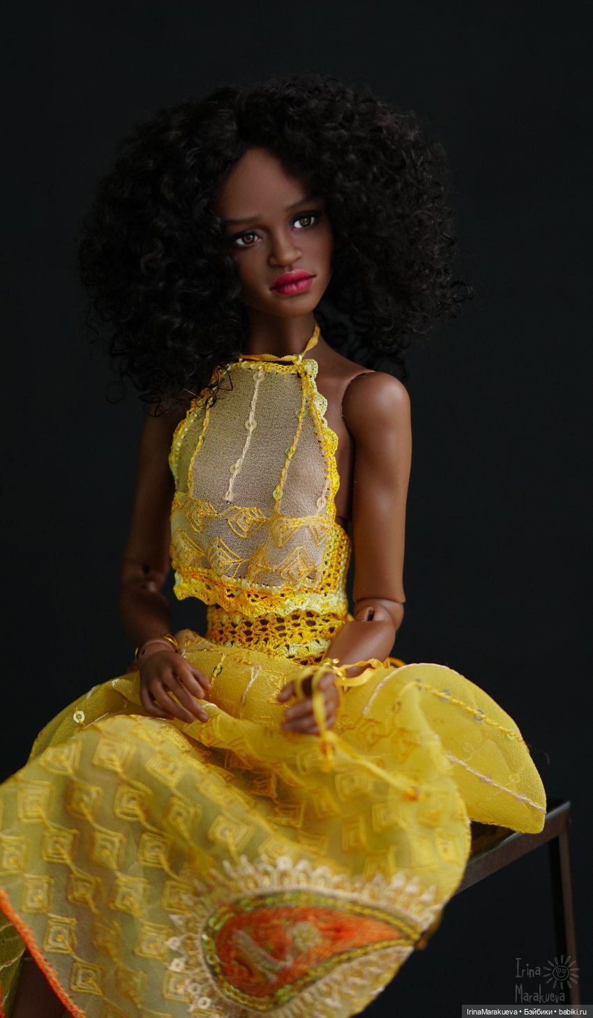 Кассандра в желтом | Бэйбики Кассандра в желтом — Куклы Dart dolls (Анна Шиткина): российские BJD (БЖД) (фото 3)