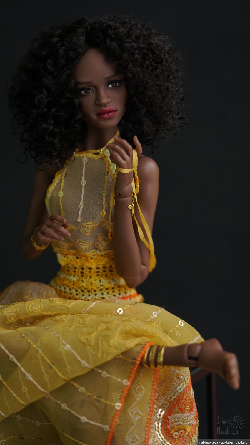 Кассандра в желтом | Бэйбики Кассандра в желтом — Куклы Dart dolls (Анна Шиткина): российские BJD (БЖД) (фото 6)