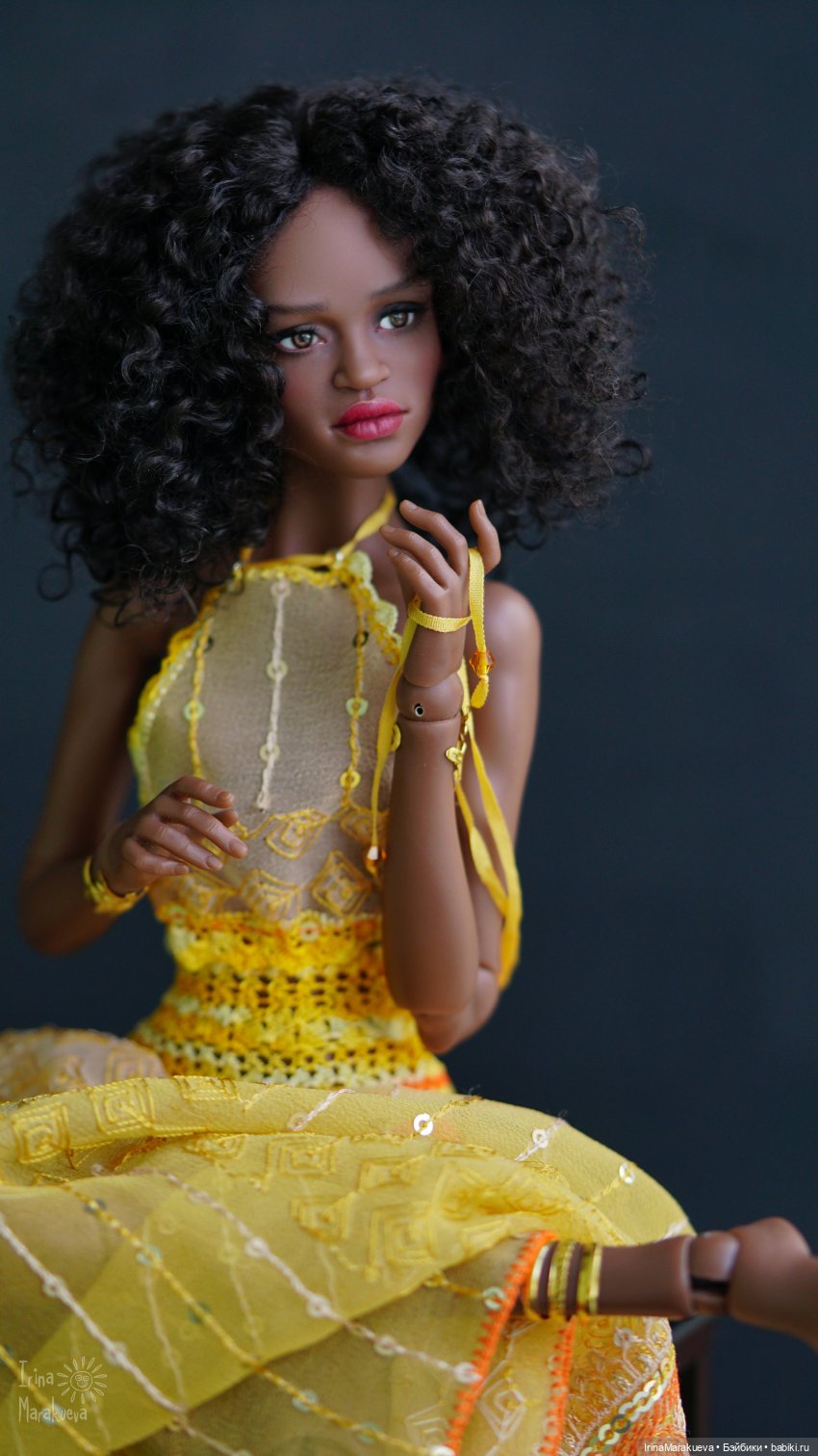 Кассандра в желтом | Бэйбики Кассандра в желтом — Куклы Dart dolls (Анна Шиткина): российские BJD (БЖД) (фото 7)