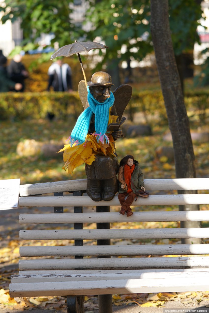 Птичка Лора и осень. Измайловский сад (фото 10)