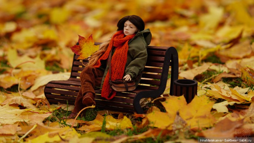 Птичка Лора и осень. Измайловский сад
