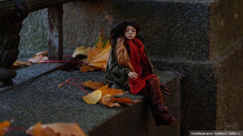 Птичка Лора и осень. Измайловский сад