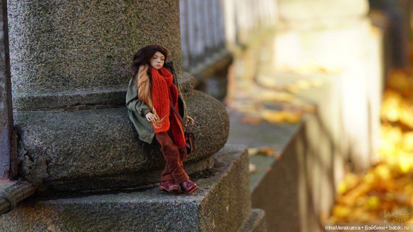 Птичка Лора и осень. Измайловский сад (фото 8)