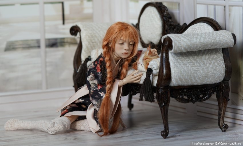 Лора и Рыжик — Куклы Ptichka Art Doll (Ирина Кузина): BJD (фото 2)