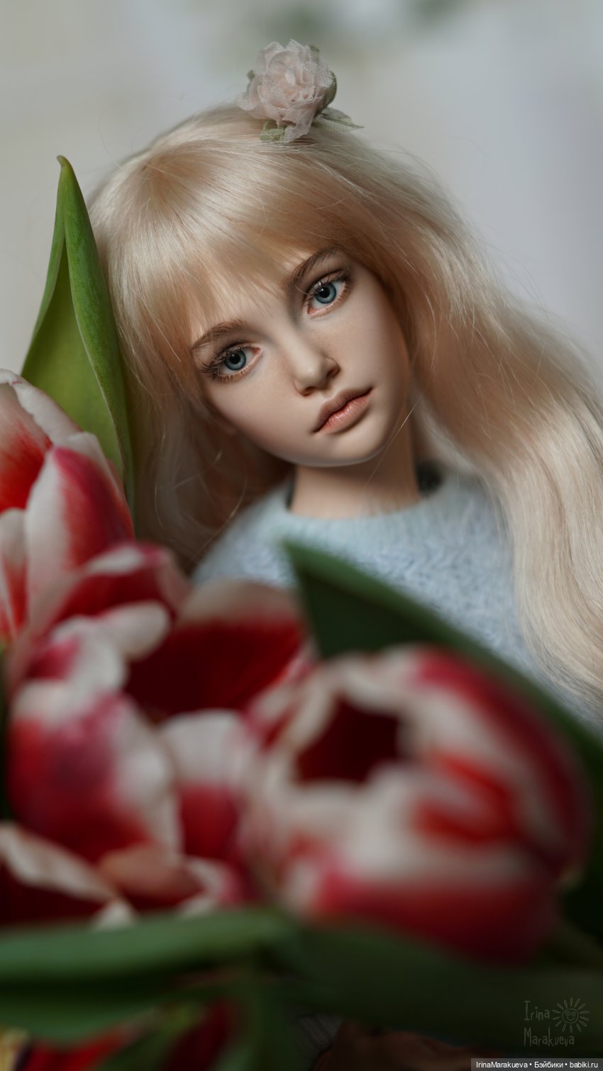 Зая и тюльпаны. (Автор Наталья Лосева) | Бэйбики Зая и тюльпаны. (Автор Наталья Лосева)