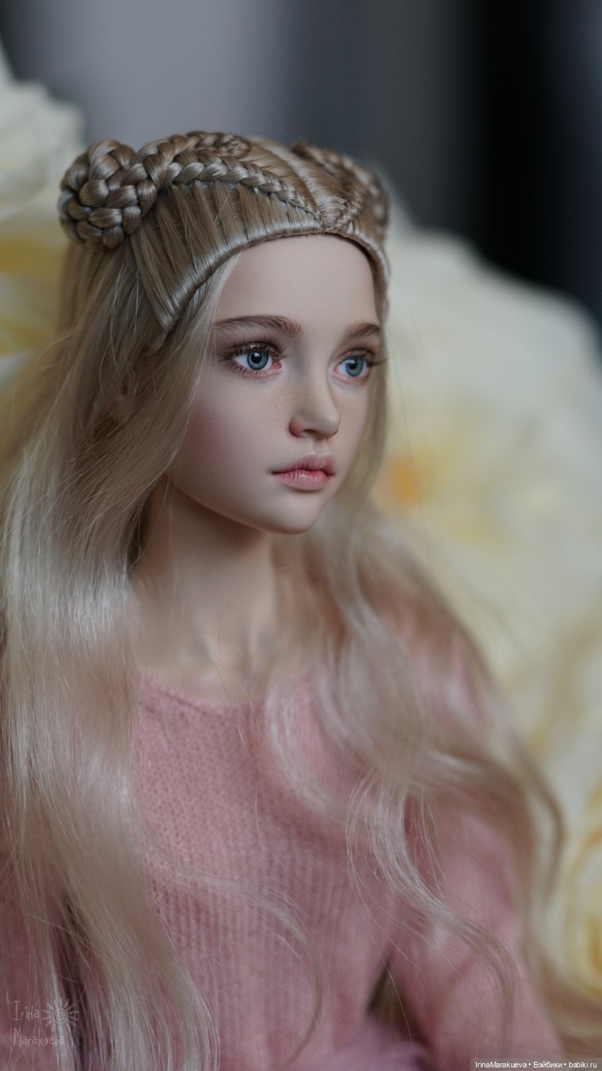 Зая и розы. (Автор куклы Наталья Лосева) (фото 3)