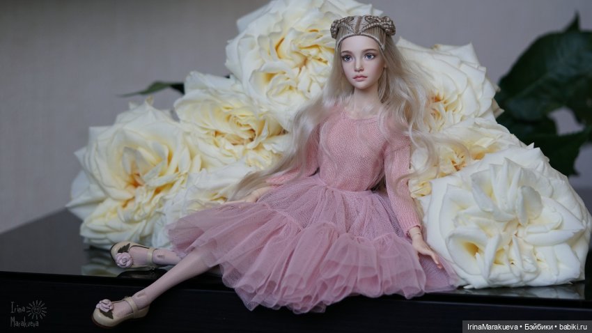 Зая и розы. (Автор куклы Наталья Лосева) (фото 2)
