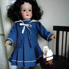 Продам матросский костюмчик для антикварной куклы