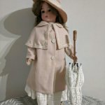 Летнее пальто для антикварной куклы