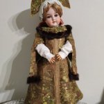Русский костюм для антикварной куклы